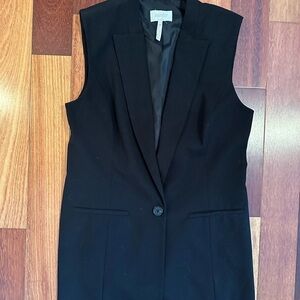 Laundry | Women’s lined classic black sleeveless blazer size 6